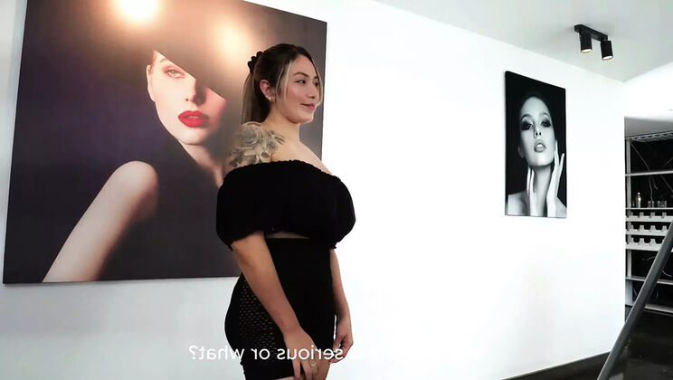 Jean Paul fucks stepdaughter Anai and his hot wife rough missionary and cowgirl sex big natural tits