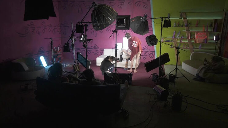 Time Lapse BTS Anal Show with Anuskatzz & Lisa Rocketcock - Petite Tattooed Teens Use Dildo & Sex Toys