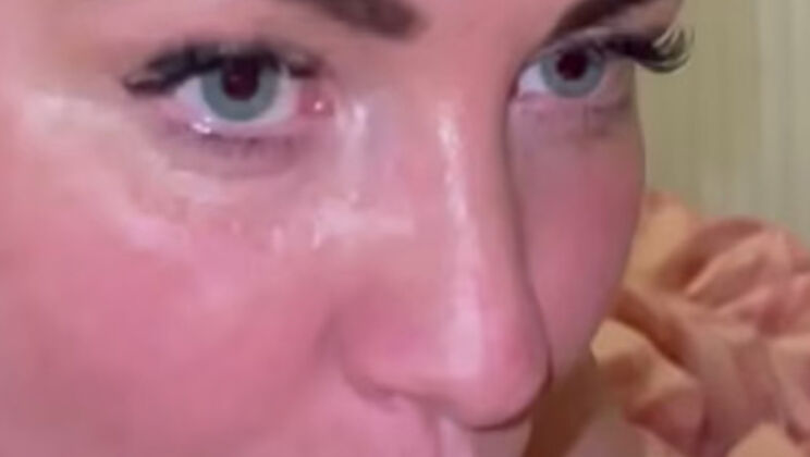 Step Mom Deep Throat Huge Cock - Big Tit Blonde MILF Sucks Step Son's Dick POV