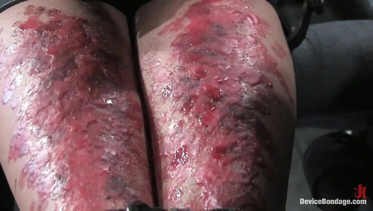 Claire Adams & Sara Faye BDSM Bondage - Hot Wax Play & Ball Gagged Humiliation