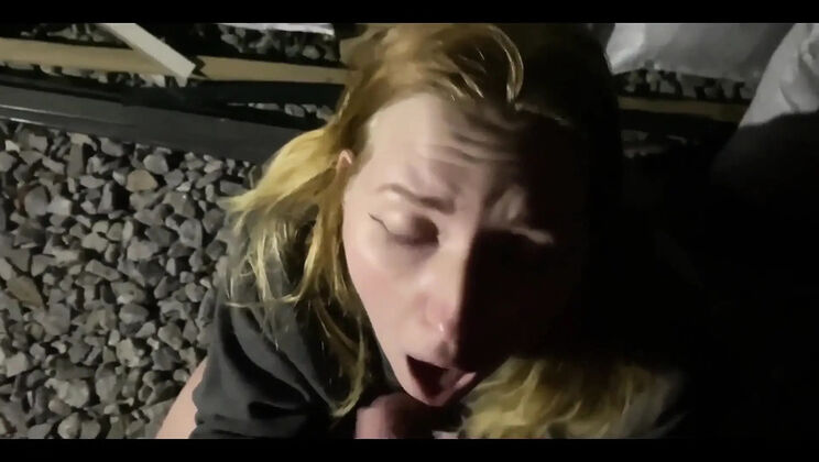 Security Guard Catches Redhead Thief Stealing and Punishes Her Pussy with Street Sex