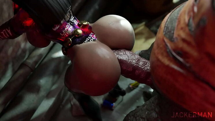 Selina's Shame - Jackerman 3D Animation - Latina with Big Boobs and Big Ass Gets Creampie from Monster