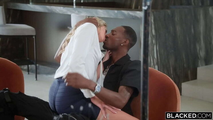 Addison Vodka Blonde Gets Used By BBC For Deep Throat & Doggystyle