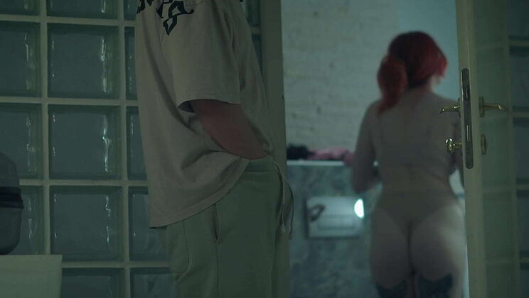 Step Mom Fucks Step Son in Hotel Bed - Creampie Surprise!