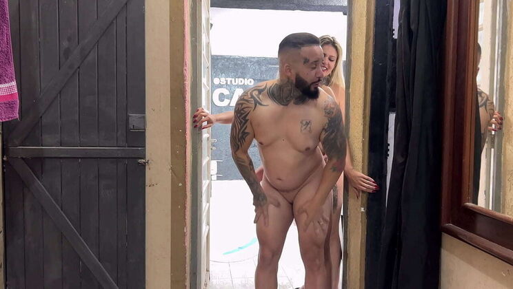 Amateur School Friends Bareback Fuck - Creampie Finish with Busty Priscila Belini