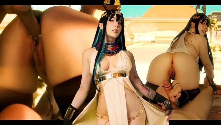 MollyRedWolf Footjob & Creampie - Big Ass Teen Brunette Rough Doggy Style