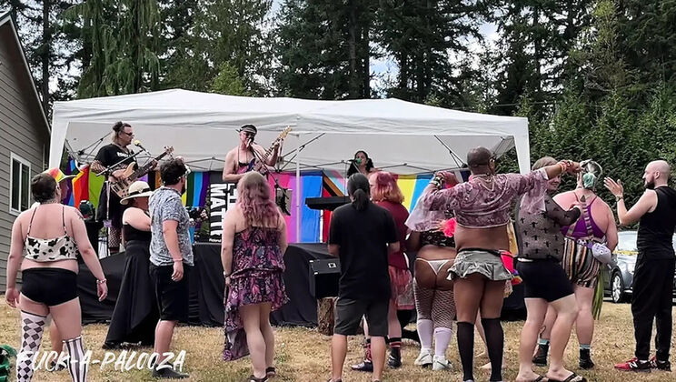 Anal Orgy Party 2025: Outdoor Group Sex & Squirting Orgy - Full HD Festival Fuck