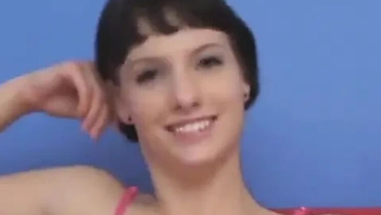 Skinny 18 Year Old Amateur Shelby Homemade Solo - Petite Brunette with Small Tits