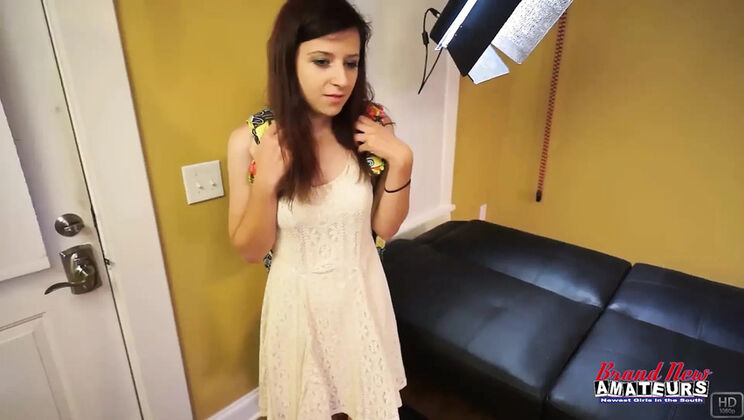 Petite Redhead Teen Katie Walls Gagging On Hard Cock For A Deep Throat Cum Swallow