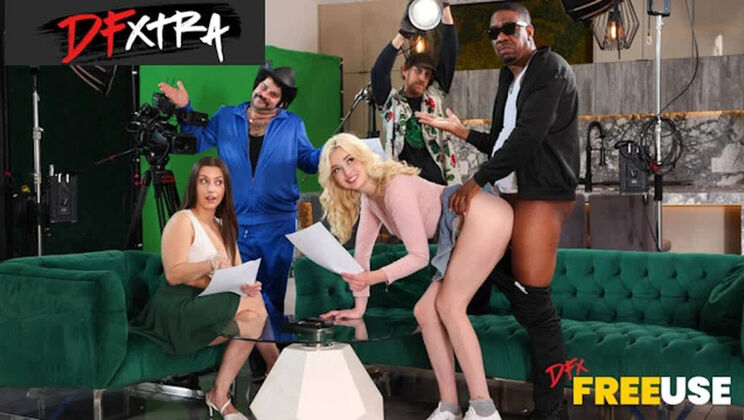 Petite Blonde Lexi Lore Gets Her Tight Pussy Wrecked by Huge Black Cock - Doggystyle & Deepthroat