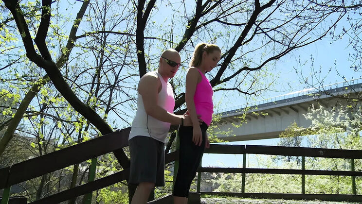 Teen Trainer Fucks Hard in Gym Workout - Jenny Simons Rough POV Creampie