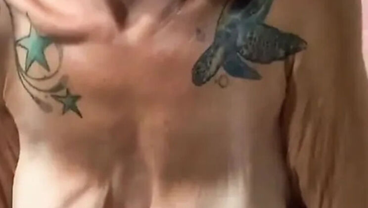 Greek Goddess Steph: Big Tits Mature Blonde Fucks Her Juicy Pussy With A Dildo