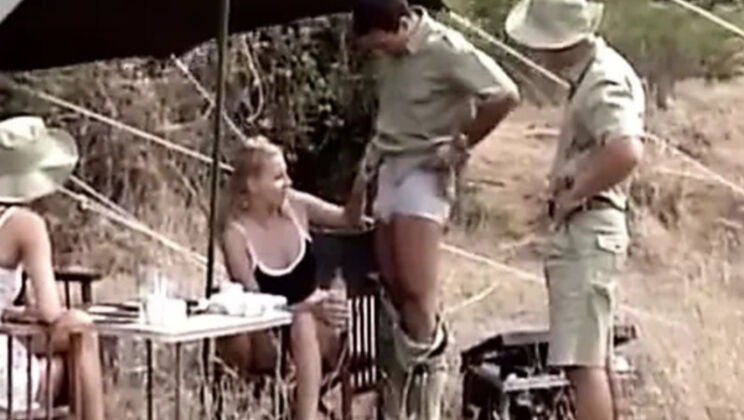 German Amateur Teens Outdoor Threesome Fuck with Big Cocks