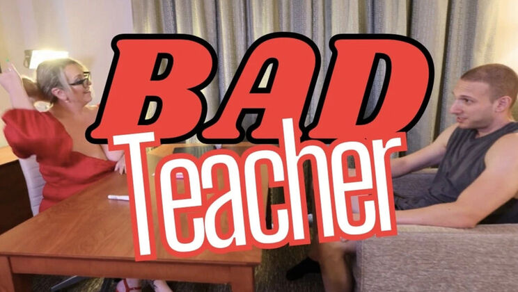 Big Tit Teacher Gets Fucked Hard by Student - Doggystyle & Blowjob