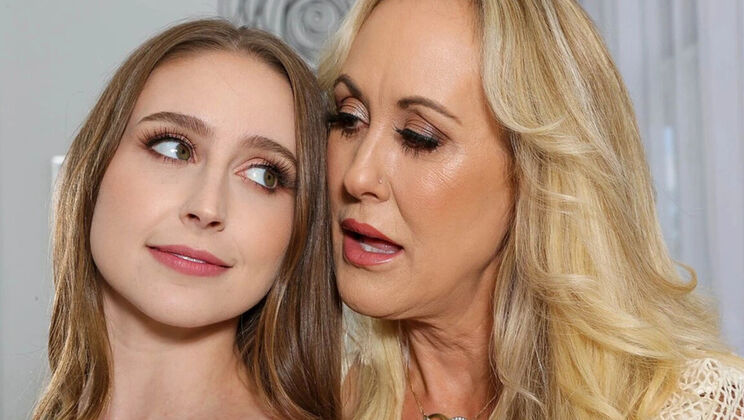 Stepdad Fucks Legal Teen Stepdaughter While Stepmom Watches - Brandi Love, Laney Grey, Ryan Mclane