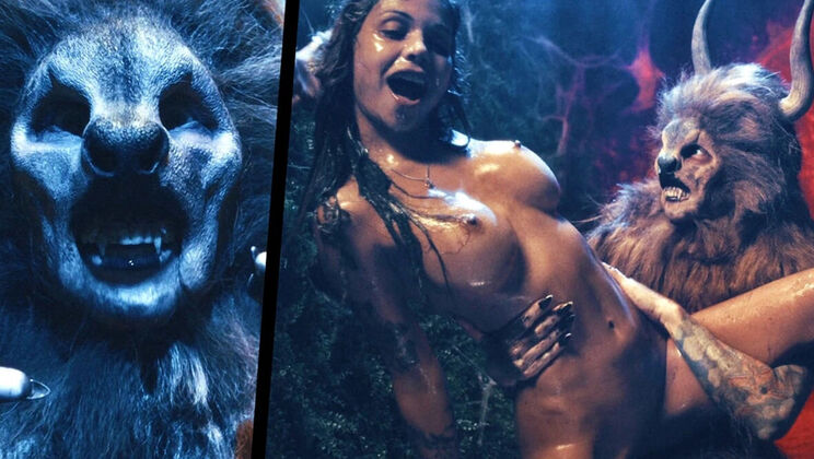 Futa Minotaur Hardcore Fuck - Ava Amira Tied Up & Swallowing Monster Cum