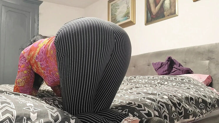 StepMom Lets StepSon Plow Her Big Ass & Fill Her With Cum
