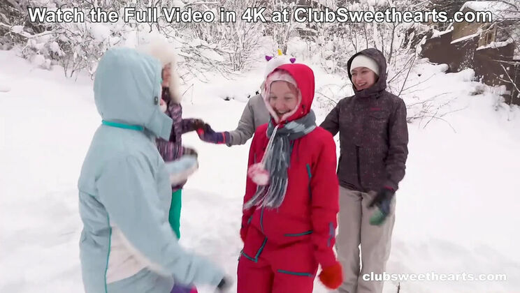 Frosty Sweethearts Part 3 - Horny Teens Lick Tight Pussy at ClubSweethearts