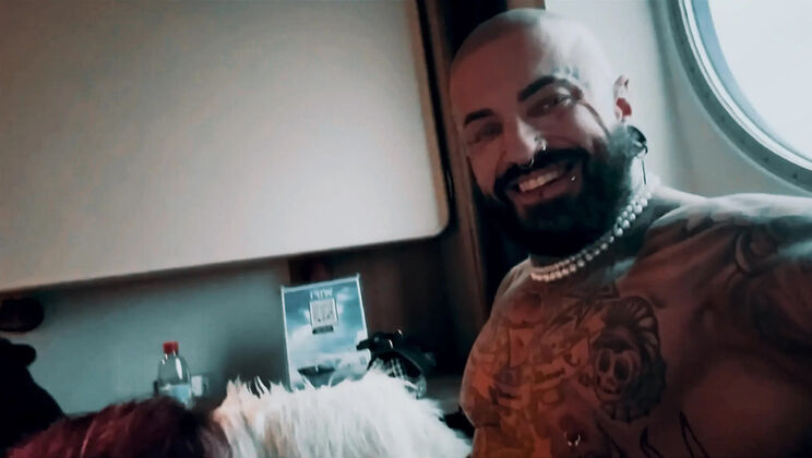 Messy Pierced Cock Blowjob on the Ferry – I Cum Deep in Her Mouth and Kiss Her Clean