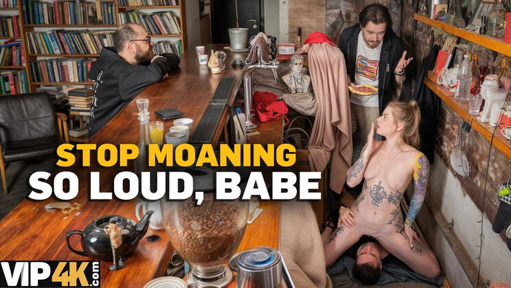 Strangers pick her up in a bar and she moans so loud everyone watches