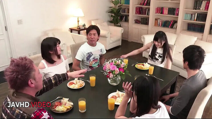 Kiara Minami Gets Deep Asian Creampies in Intense Group Sex