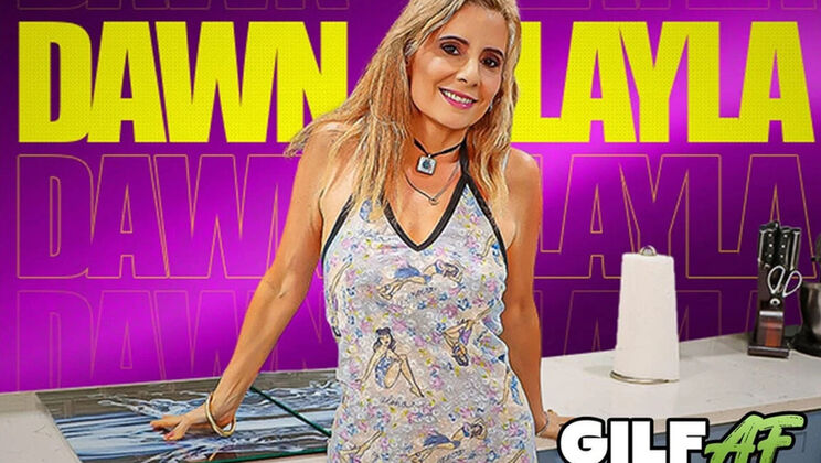 Dawn Layla Swallows Her Granddaughter's BF's Big Load