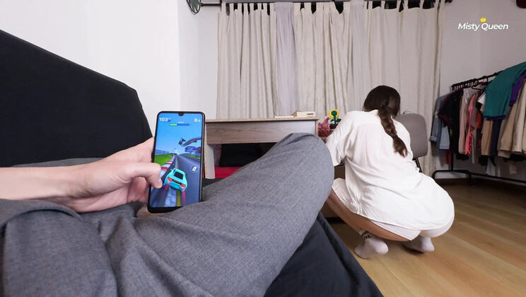 I Stared At My Maid’s Perfect Round Ass So Long I Couldn’t Hide My Boner – Misty Queen
