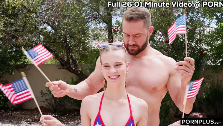 Skinny Blonde With Big Cock Rides Until He Cums On Her Face