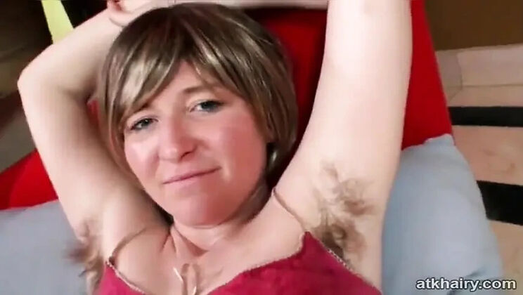 Hairy Blonde Chicks Fingering Her Tiny Tits With A Vibrator