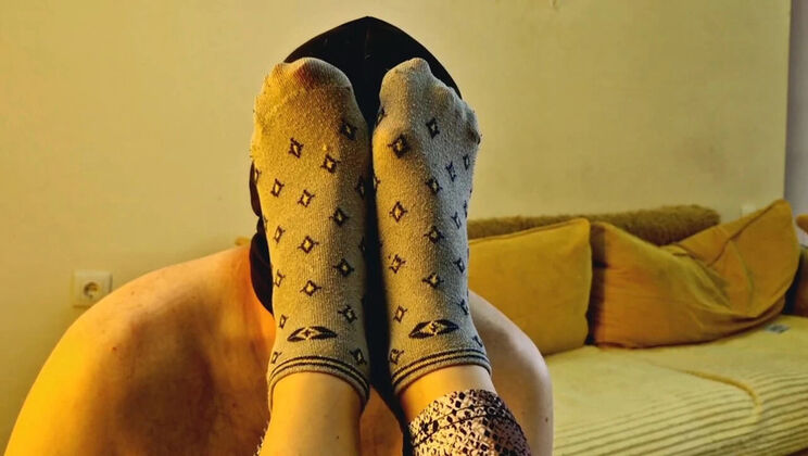 Dominatrix Nika Makes Her Slave Sniff Her Sweaty Socks After Boots Come Off