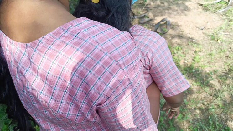 Wonder's Mature Schoolgirl Lesbian Fuck in the Forest