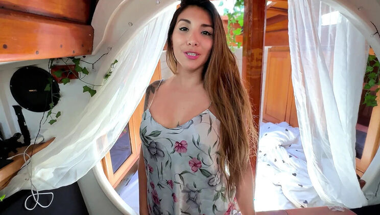 Horny Neighbor Caught Masturbating and Moaning – I Fucked Her Hard