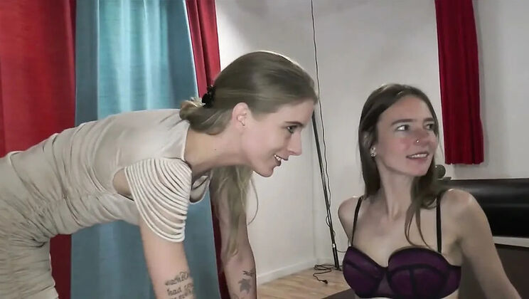 German Slut Melody Pleasure Gets Fucked by 3 Men in Order