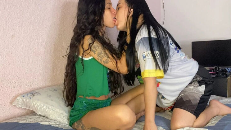Husband Caught His Wife Kissing Her Lesbian Best Friend - Then It Turned Into a Threesome