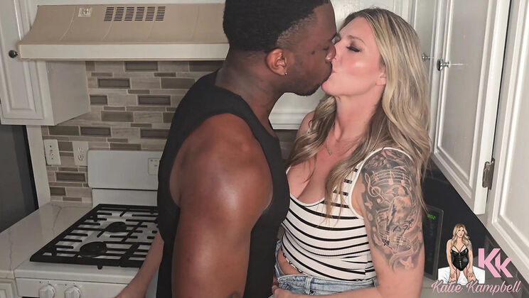 Damson Jenkins BBC Creampie for Katie Kampbell in Bedroom