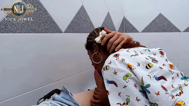 Black Nurse Gives Patient a Deep Prostate Exam