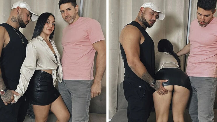 My Colombian Friend Brought Her Chilean Girlfriend So We Both Enjoy Her!