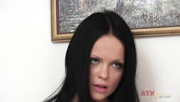 Lesbian Teens Angellina and Dulsineya Fingering and Dildo Fun