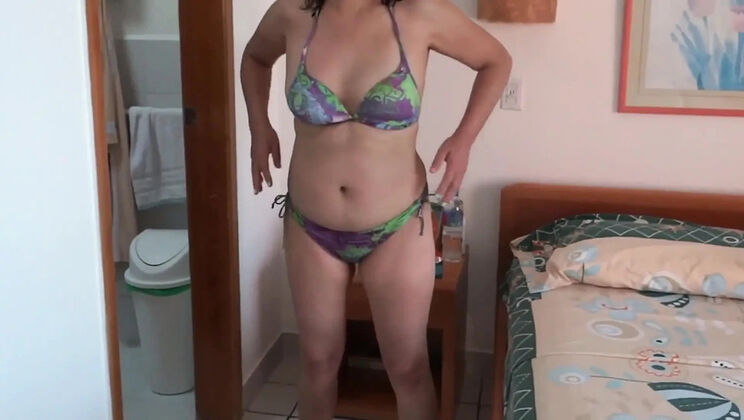 My wife gets hairy pussy fucked and cummed on by her boss at the beach