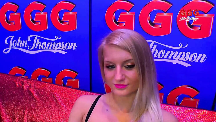 Blonde Bombshell Anna Swallows Big Cum in Casting Couch Fuck