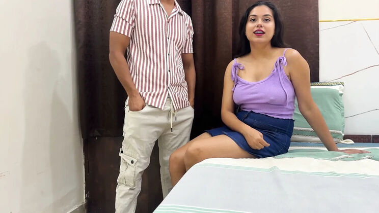 Bad Girl Saara Gets Punished by Stepdad – Desi Teen Blowjob and Creampie