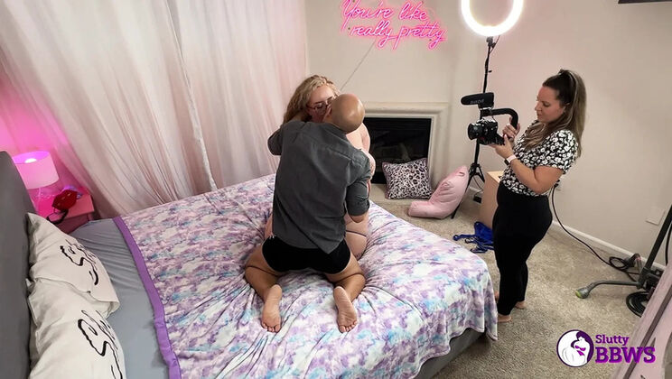 BTS Wife Share: Dan Oils Gwen While Suzanne Watches